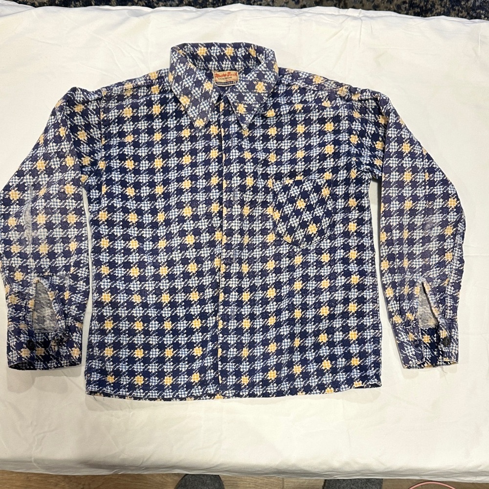 Vintage Plaid kids flannel